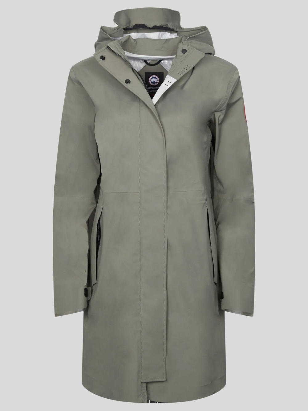 Canada Goose Women’s Hooded Rain Parka - Olive Green